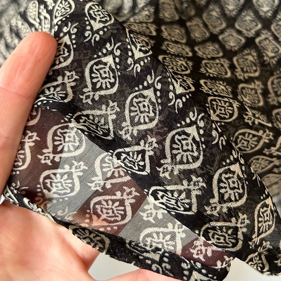 Sezane long sleeve print blouse 38 - Picture 3 of 6